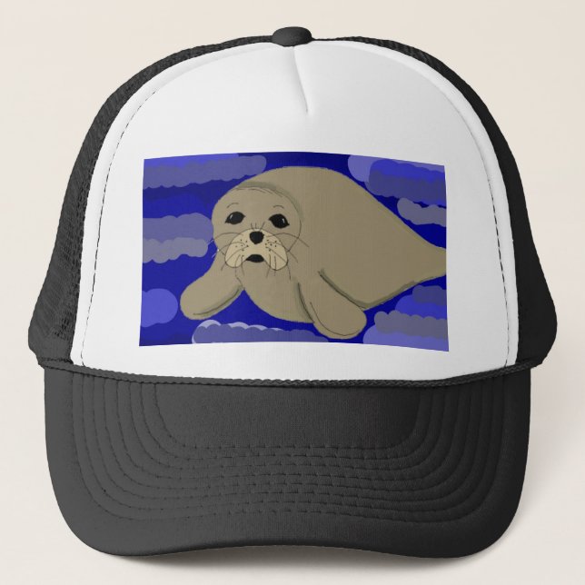 Gorra De Camionero Lobo Marino (Anverso)