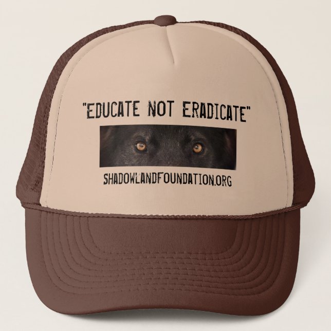 Gorra De Camionero Lobo negro (Anverso)