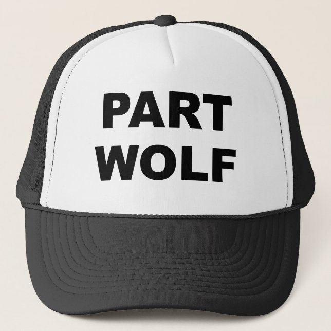 Gorra De Camionero Lobo parcial (Anverso)