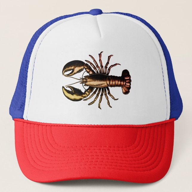 Gorra De Camionero Lobster de moda (Anverso)