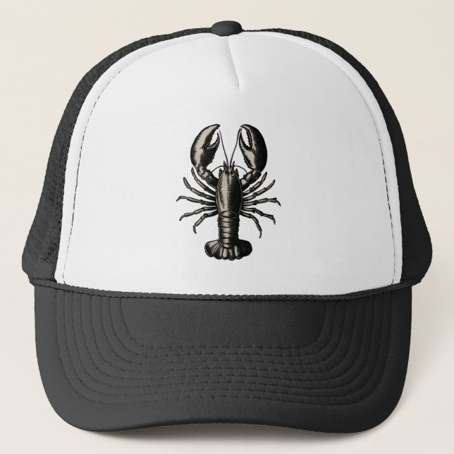 Gorra De Camionero Lobster de moda (Anverso)