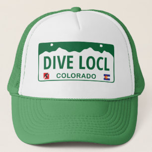 Gorra De Camionero Local Colorado de la zambullida del equipo de