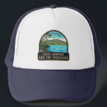 Gorra De Camionero Loch Lomond y el Parque Nacional de los Trossachs<br><div class="desc">Loch Lomond y el diseño de obras de arte vectorial del Parque Nacional de Trossachs. Está situado en Escocia,  en el corazón del Loch Lomond y de las colinas y cristales de los Trossachs,  así como de otras colinas.</div>