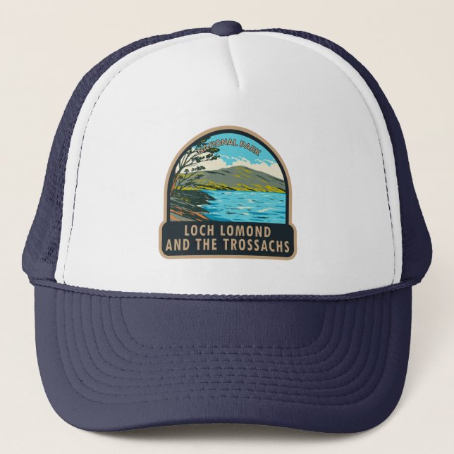 Gorra De Camionero Loch Lomond y el Parque Nacional de los Trossachs (Anverso)