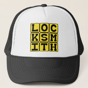 Gorra De Camionero Locksmith, maestro de bloqueos