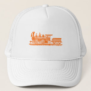 Gorra De Camionero Locomotora 02 - Naranja