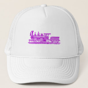 Gorra De Camionero Locomotora 02 - Púrpura