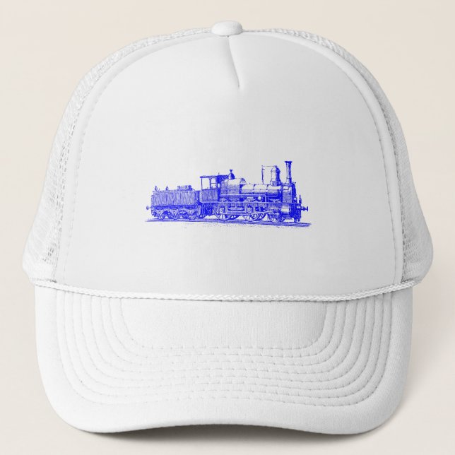 Gorra De Camionero Locomotora - Azul (Anverso)