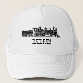 Gorra De Camionero Locomotora con coche de carbón personalizado