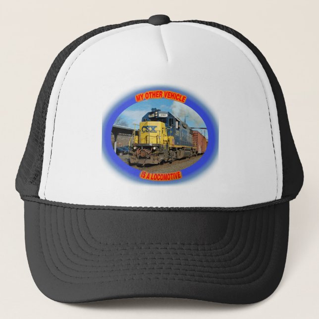 Gorra De Camionero Locomotora de CSX (Anverso)