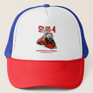 Gorra De Camionero Locomotora de vapor clásica Southern Pacific GS-4