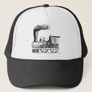 Gorra De Camionero Locomotora de vapor de antaño