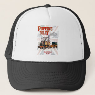 Gorra De Camionero Locomotora inglesa del tren de vapor Puffing Billy