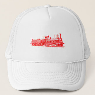 Gorra De Camionero Locomotora - Rojo