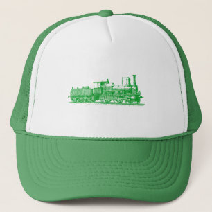 Gorra De Camionero Locomotora - Verde de hierba