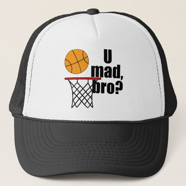Gorra De Camionero Locura por el baloncesto (Anverso)