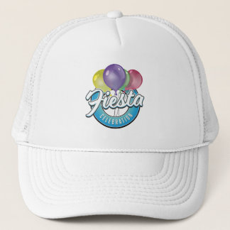 Gorra De Camionero Logo azul retro Fiesta Celebración