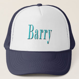 Gorra De Camionero Logo Blue Barry Name,