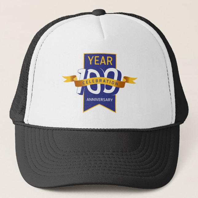 Gorra De Camionero Logo de 100 años (Anverso)