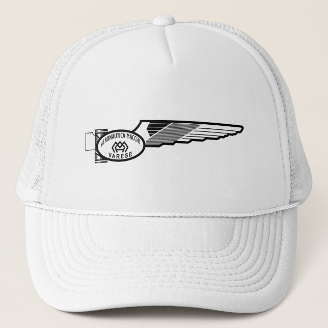 Gorra De Camionero Logo de Aeronautica Macchi (Anverso)