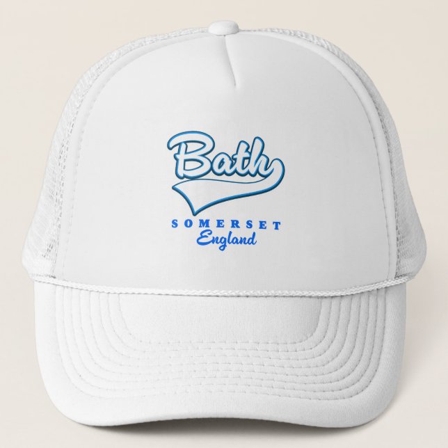Gorra De Camionero Logo de Bath Somerset (Anverso)