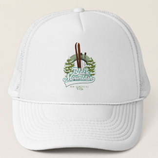 Gorra De Camionero Logo de Black Mountain New Hampshire Ski.