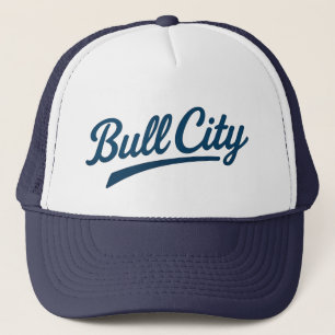Gorra De Camionero Logo de Bull City Script - Durham North Carolina
