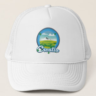 Gorra De Camionero Logo de Croatia Travel