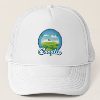 Gorra De Camionero Logo de Croatia Travel