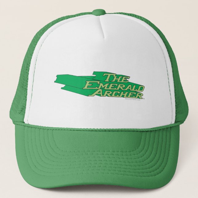 Gorra De Camionero Logo de Emerald Archer (Anverso)