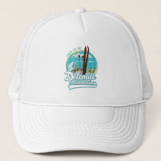 Gorra De Camionero Logo de esquí de Dolomitas