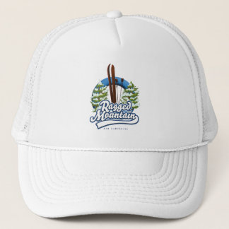 Gorra De Camionero Logo de esquí de Ragged Mountain New Hampshire
