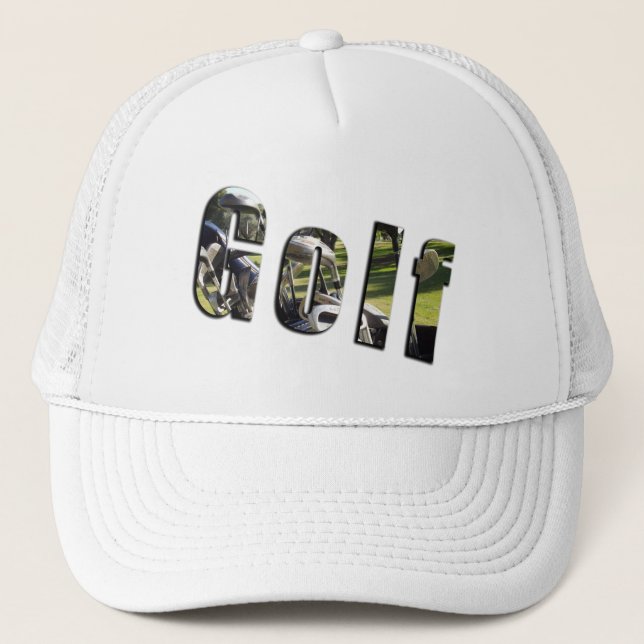Gorra De Camionero Logo de Golf Picture, (Anverso)