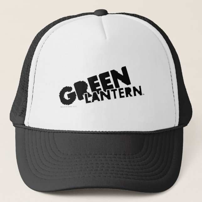 Gorra De Camionero Logo de Green Lantern - Píxeles (Anverso)
