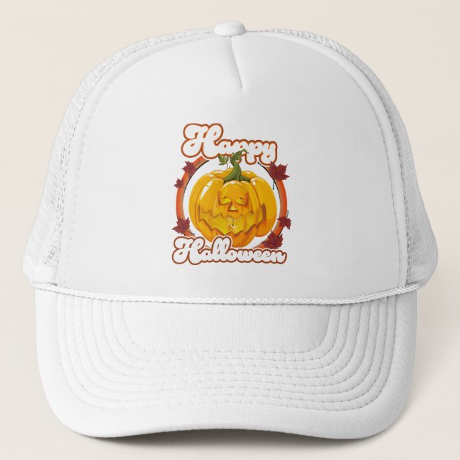 Gorra De Camionero Logo de Halloween (Anverso)