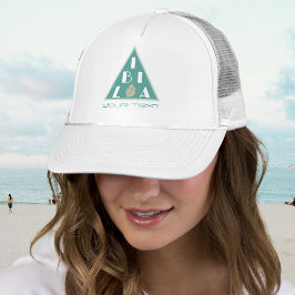 Gorra De Camionero Logo de Ibiza España colores modernos de la playa 