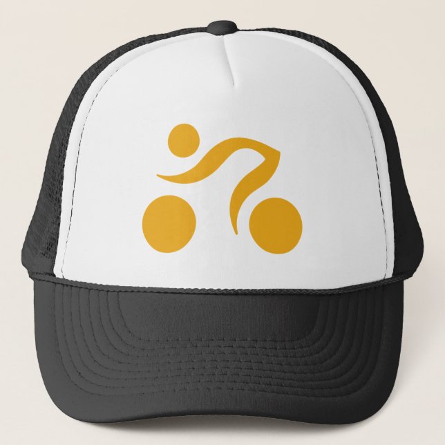 Gorra De Camionero Logo de la bicicleta (Anverso)