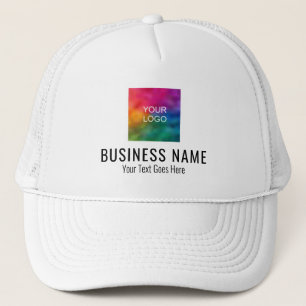 Gorra De Camionero Logo de la Compañía de Béisbol Blanco para hombres