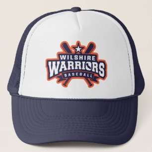 Gorra De Camionero Logo de la Liga de Béisbol Guerreros de Wilshire