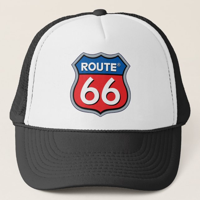 Gorra De Camionero Logo de la ruta 66 (Anverso)
