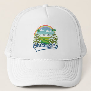 Gorra De Camionero Logo de Liechtenstein Travel