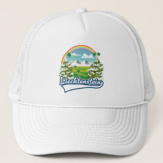 Gorra De Camionero Logo de Liechtenstein Travel