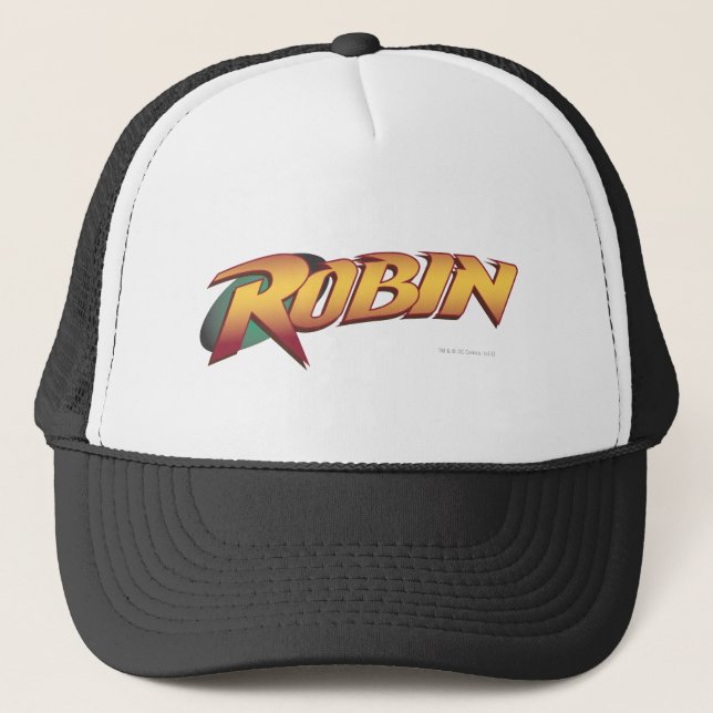 Gorra De Camionero Logo de nombre Robin (Anverso)