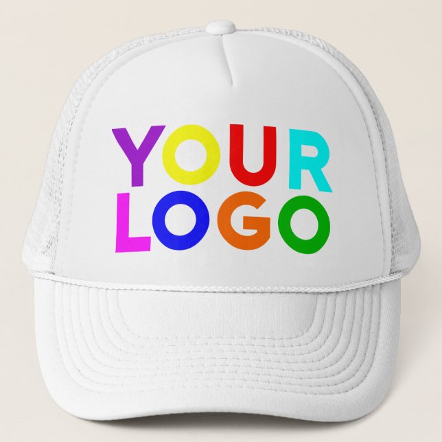 Gorra De Camionero Logo de personalizado Company Business (Anverso)