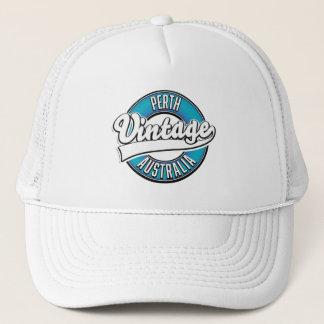Gorra De Camionero Logo de Perth Australia vintage