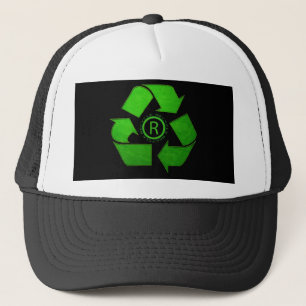Gorra De Camionero Logo de reciclaje de Shirley Taylor