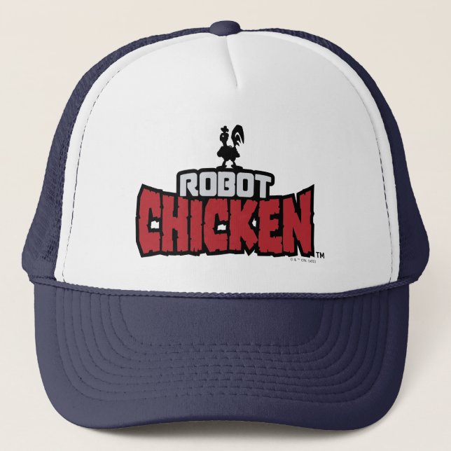 Gorra De Camionero Logo de Robot Chicken (Anverso)