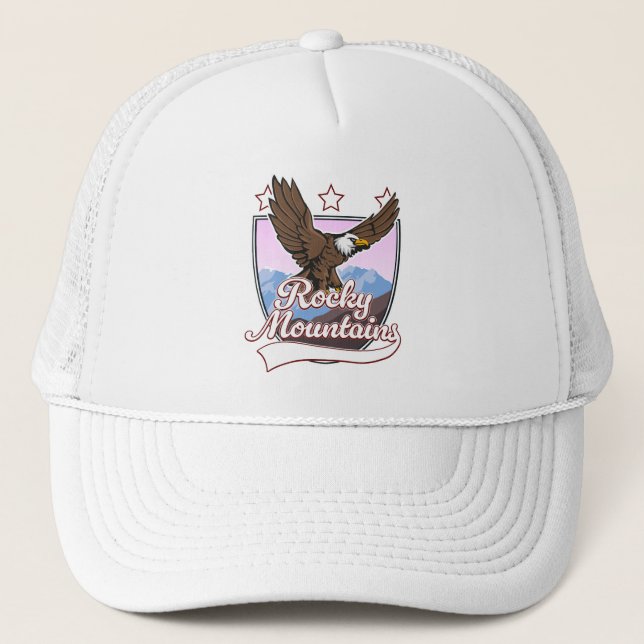 Gorra De Camionero Logo de Rocky Mountains (Anverso)