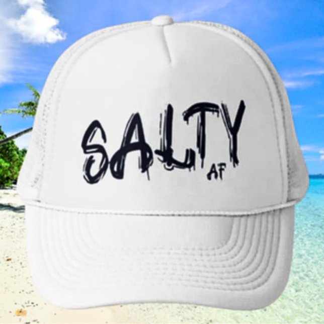 Gorra De Camionero Logo de "Salty AF" (Subido por el creador)
