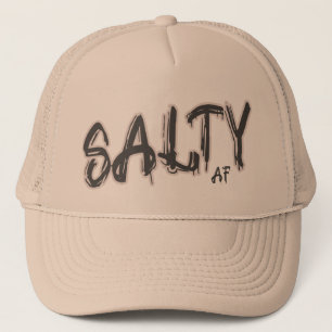 Gorra De Camionero Logo de "Salty AF" Sandy Beach